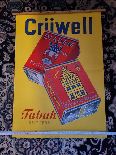Werbung plakat crüwell - crüwell, haus
