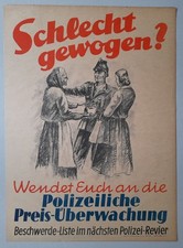 Plakat - Schlecht gewogen