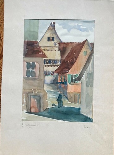 Posten aquarelle um 1949 - ::posten,