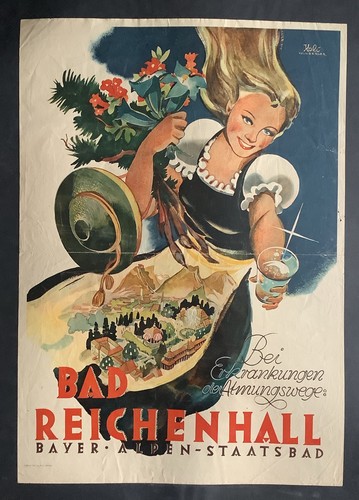 Tourismus plakat bad - plakat,