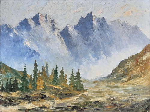 Gemälde georg kiste - gemälde:,