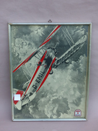 Altes plakat intava benzin - plakat,