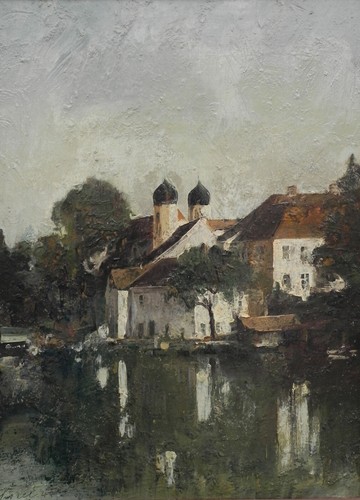Gemälde kloster seeon marta - kloster,
