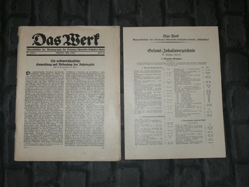 Das werk 1925 - das, 12