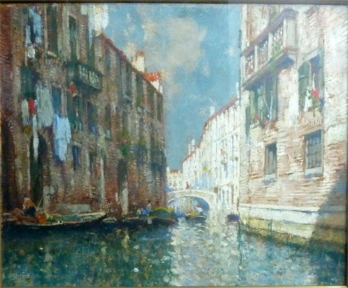Gemälde venedig kanal - venedig,,