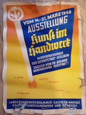 Antikes Plakat Handwerk